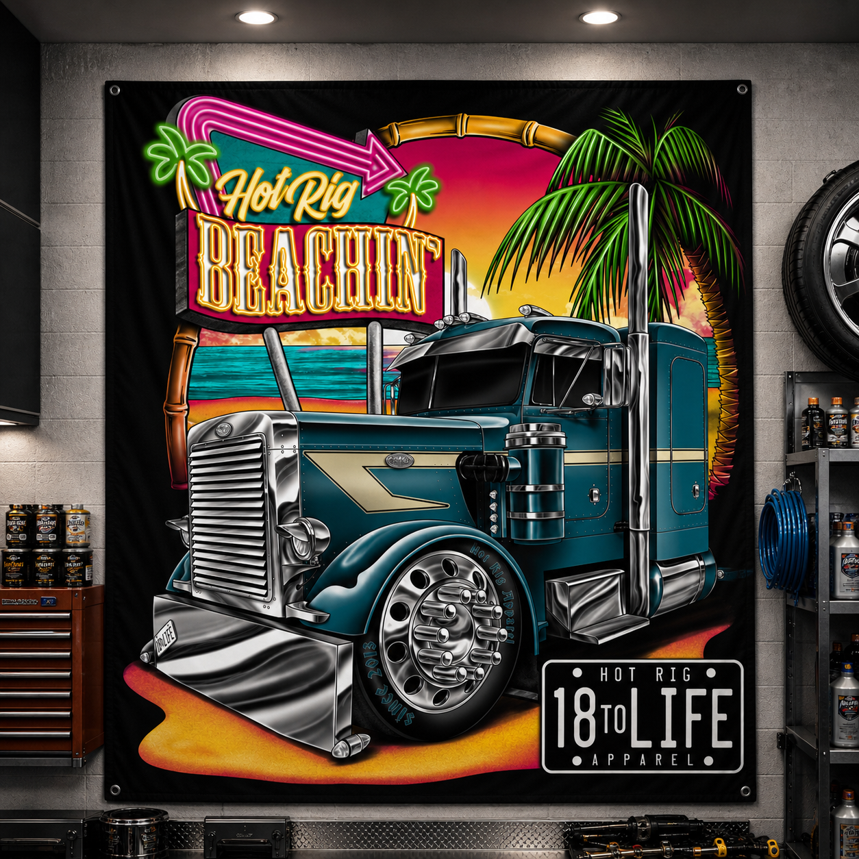 Beachin' Banner