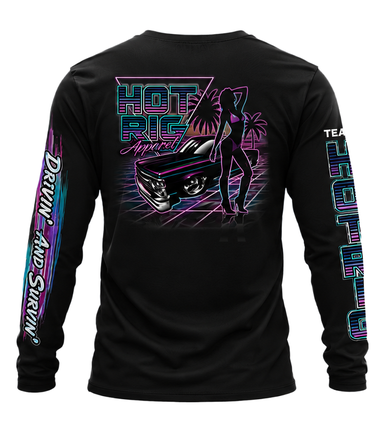 Nean Nights Long Sleeve Tee Black