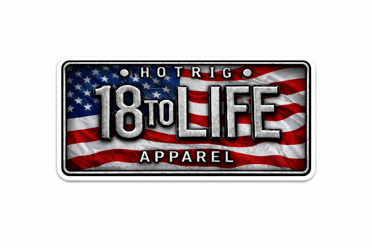 18toLife 'Merica Sticker