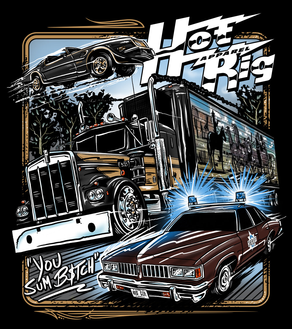 Smokey & The Bandit HOODIE - HOTRIG APPAREL