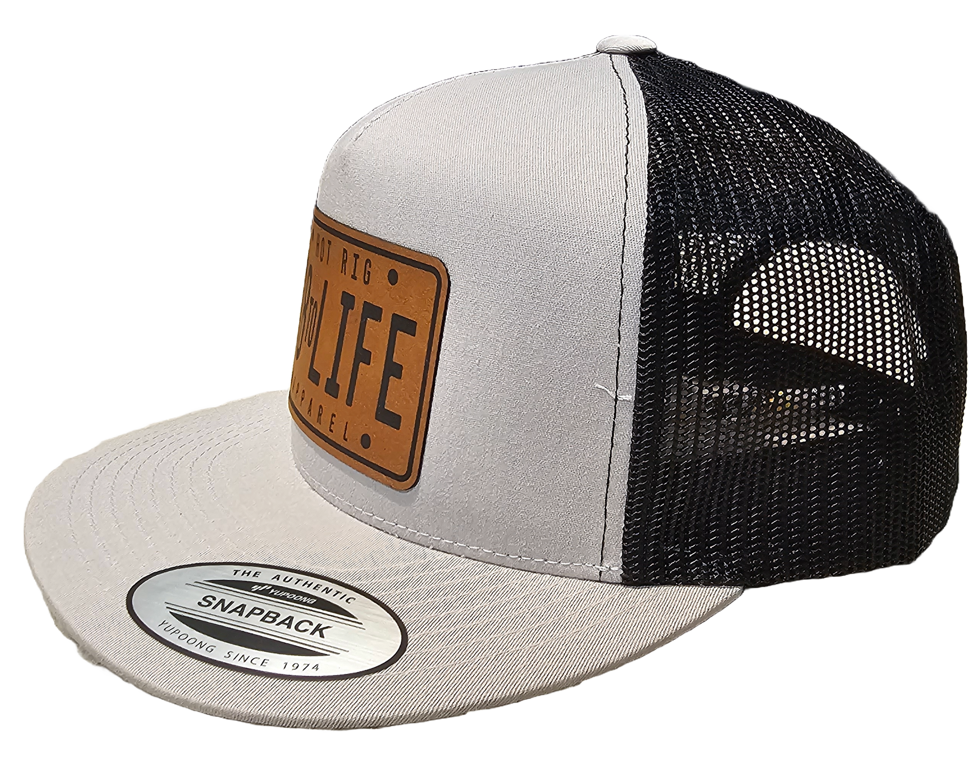 Flat Bill Snap Hat Silver 18toLife