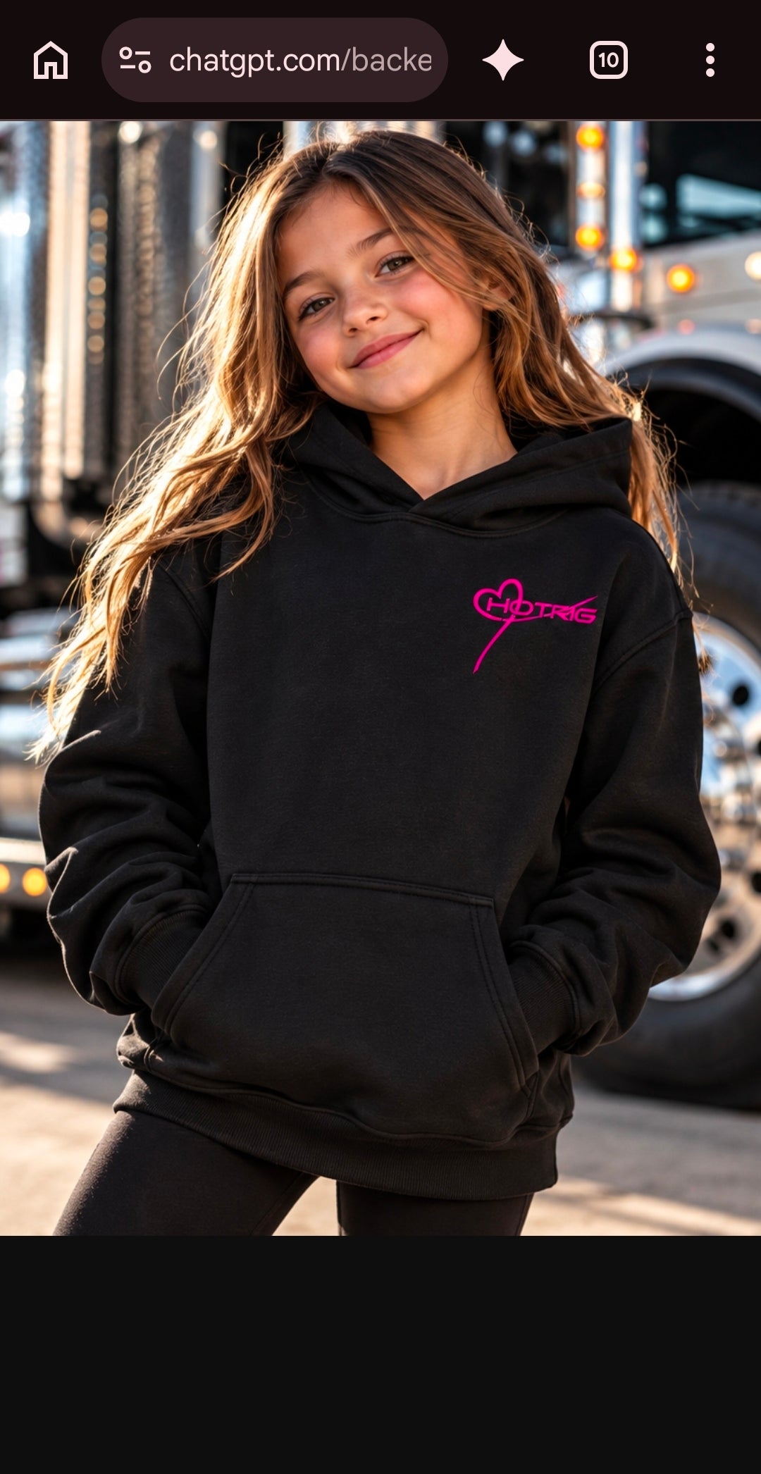 Truck Cancer Youth HOODIE