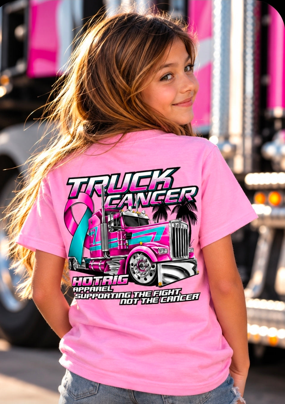Truck Cancer Youth TEE