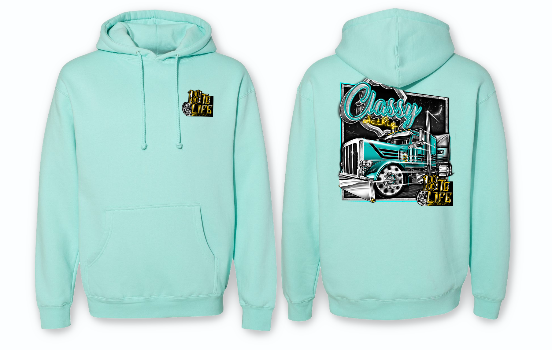 Classy Hoodie Mint