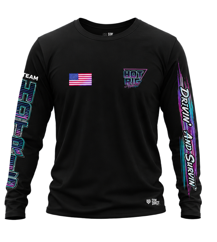 Nean Nights Long Sleeve Tee Black