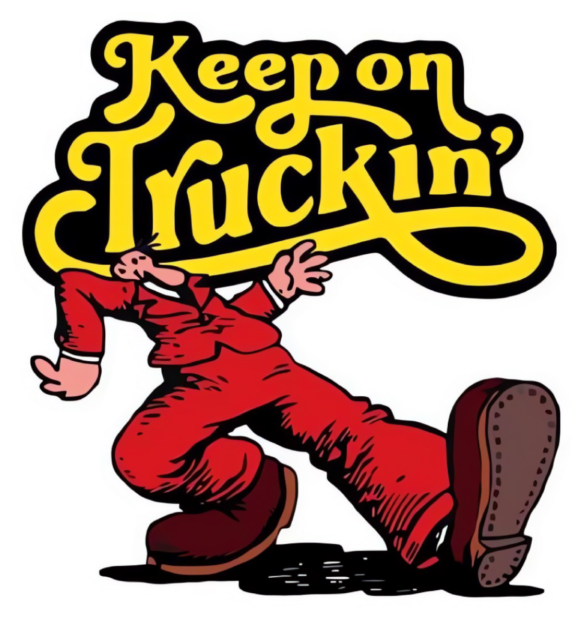 Keep Truckin&#39; decal sticker