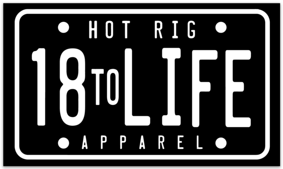 18toLife License Decal