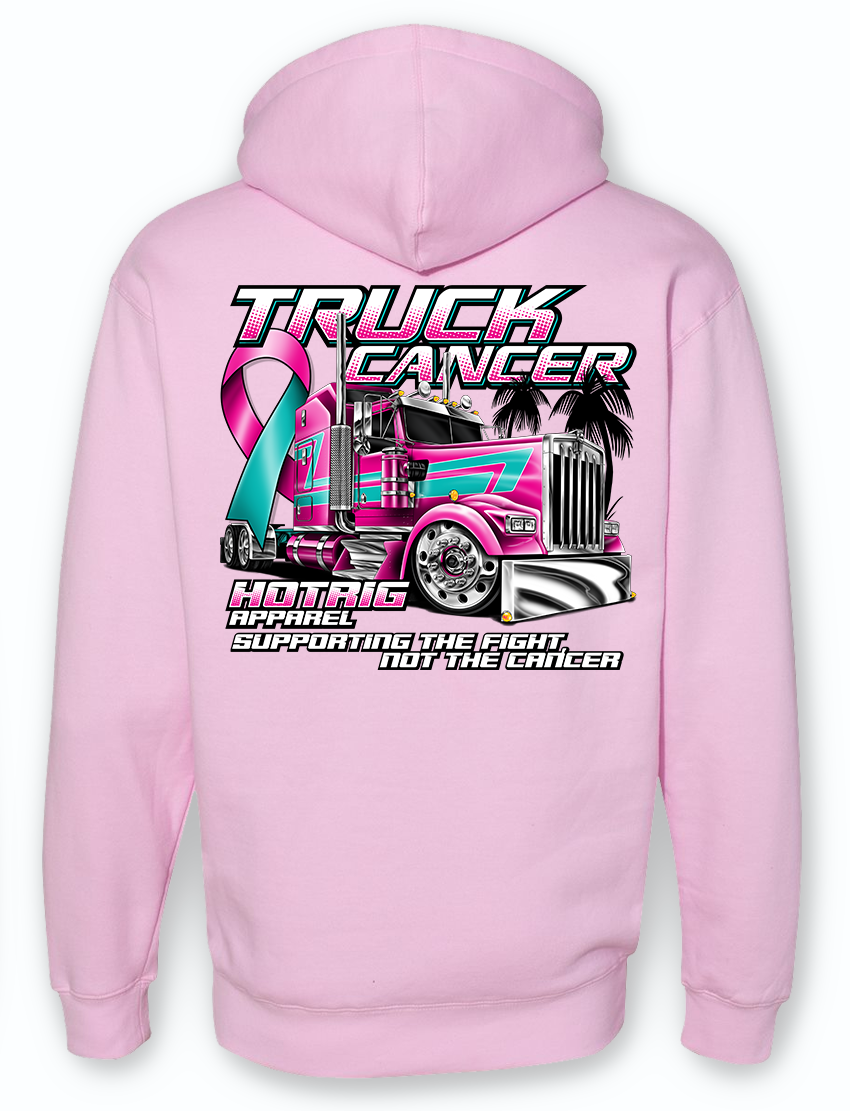 Truck Cancer Pink Hoodie