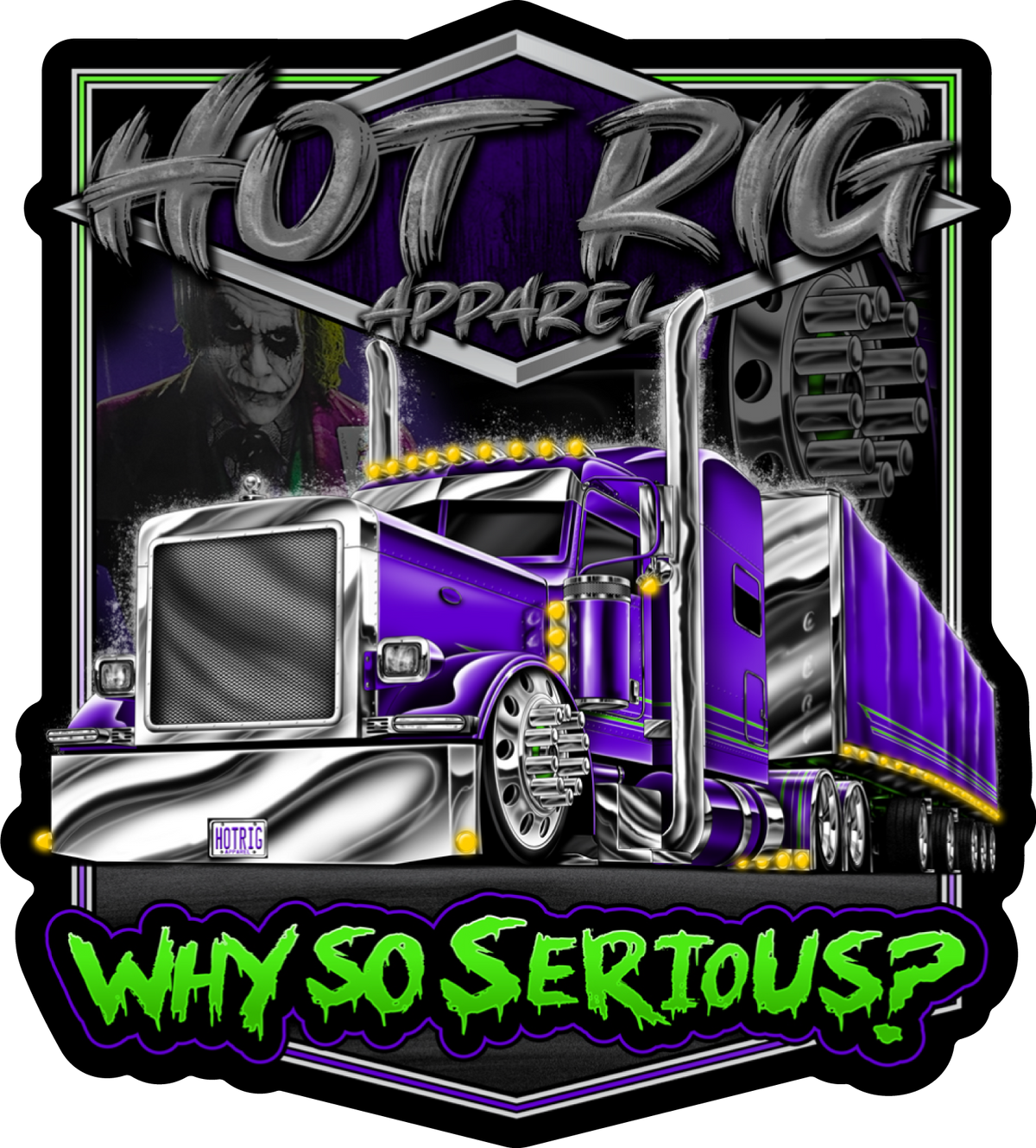 Why So Serious decal sticker