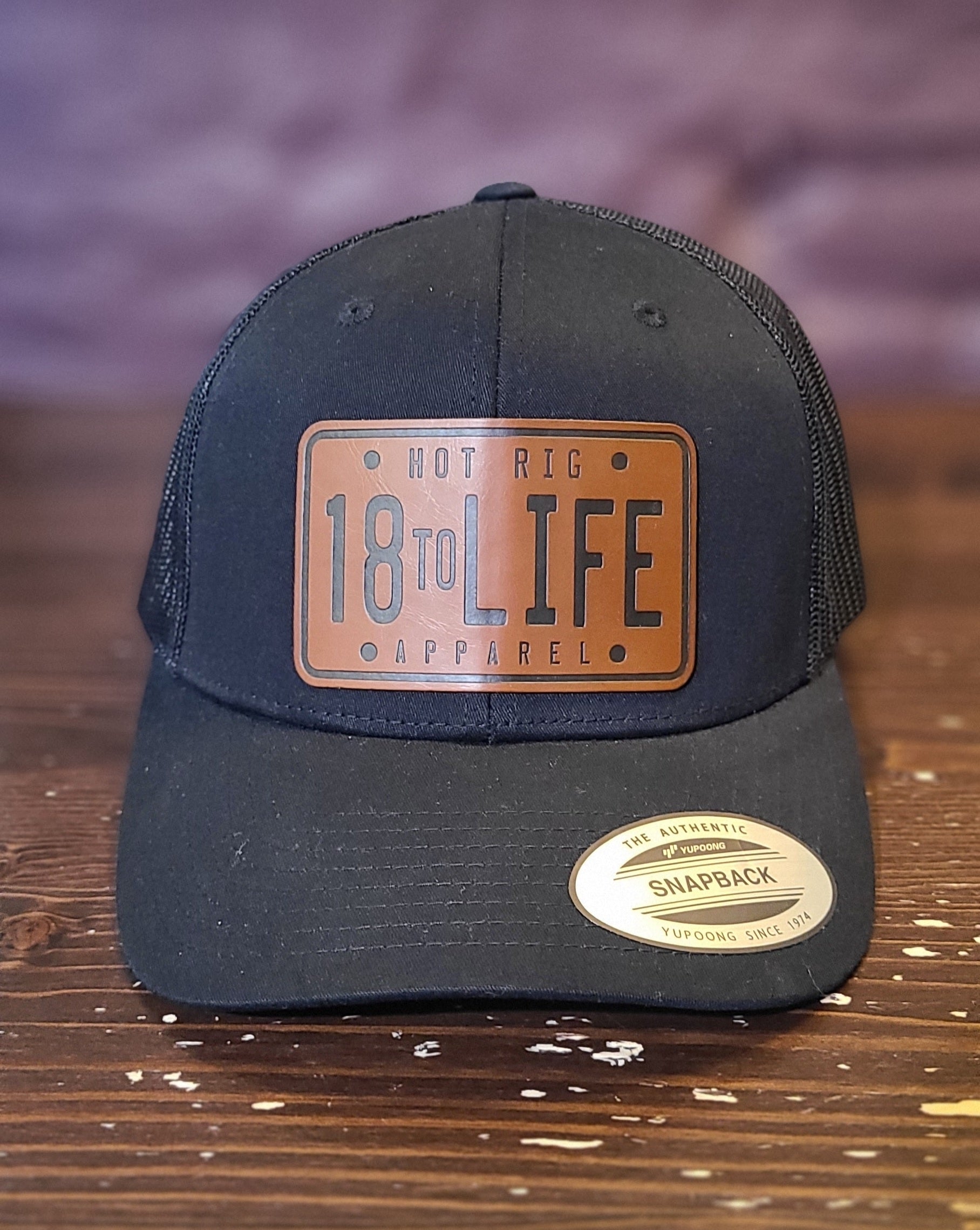 Snap Hat Patch Black