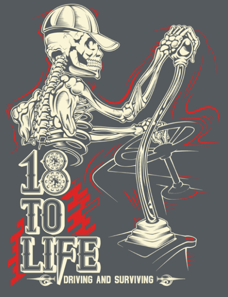 SKELETON:CHARCOAL:FRONT